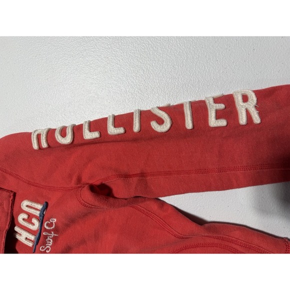 Hollister Surf Watch 1922 Button Up Jacket L Blue Fleece Lined Y2K Preppy Casual - Picture 5 of 11